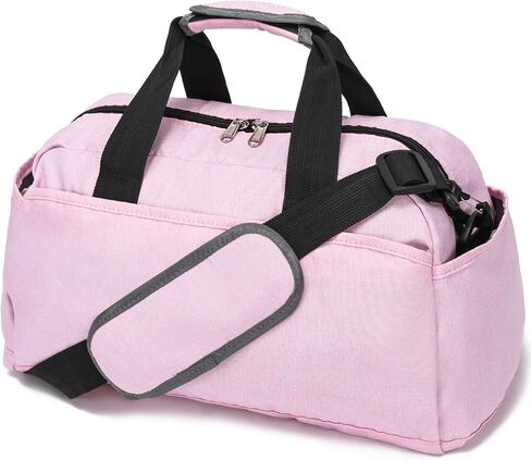 14 inch Small Gym Bag for Women & Men, Mini Duffel Bag for Travel Sports Lightweight Carry On Bag, Black in Saudi Arabia