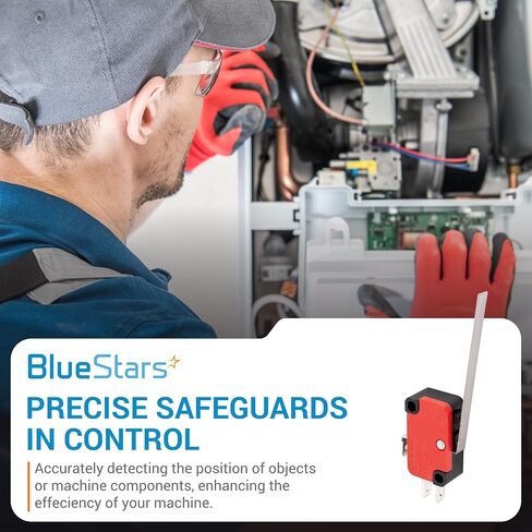 حزمة BlueStars مكونة من 10 شفرات تبديل ذات حد صغير V-153-1C25 مؤقتة 250VAC/125VDC 15A مثالية لمستلزمات Arduino والأجهزة والمعدات الكهربائية العامة in Saudi Arabia