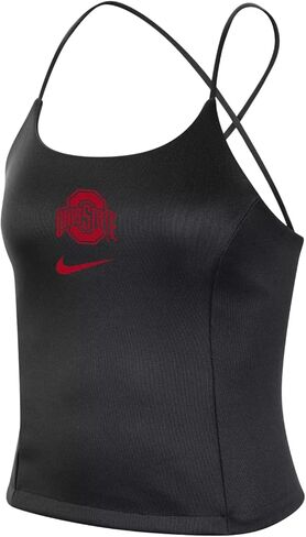 قميص بدون أكمام للسيدات من Nike College Icon Clash Tieback (الولايات المتحدة، ألفا، متوسط، عادي، عادي، أسود، أوهايو ستيت باكيز) in Kuwait