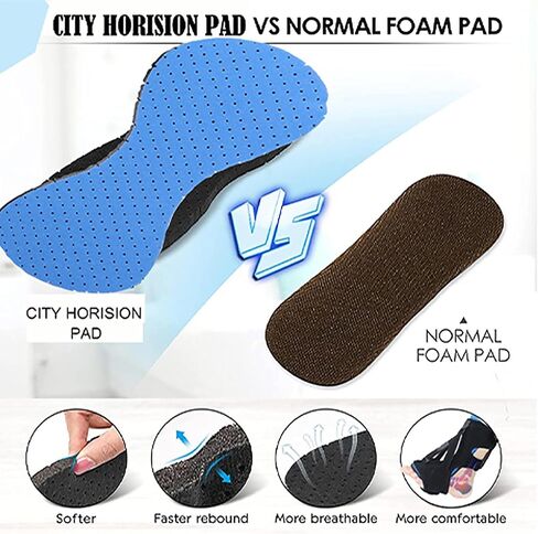 2 Pack Plantar Fasciitis Night Splint, Upgraded Adjustable Plantar Fasciitis Relief, Foot Brace, Achilles Tendonitis Brace, Foot Drop Relief, Night Splint for Plantar Fasciitis Women Men, Blue in Kuwait