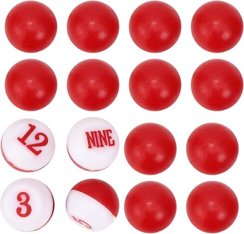 Shaker Bottle, Billiard Shaker Bottle, 16 Tally Balls for Game Match (Black) in Saudi Arabia