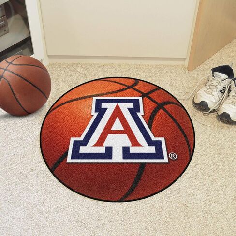 FANMATS 3649 Arizona Wildcats Soccer Ball Rug - 27in. Diameter in Saudi Arabia