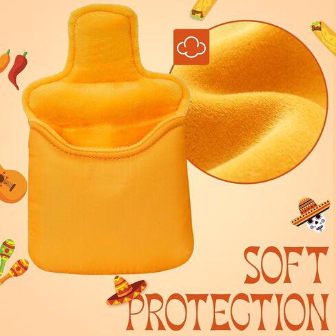 Golf Club Head Cover Golf Head Cover Driver Headcover Fairway Wood Headcover Hybrid Mallet Blade Putter Club Head Cover（Guitar Ghost） in Kuwait