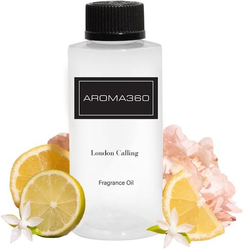 Aroma360 | London Calling Oil Blend | Luxury Aromatherapy Scent Diffuser Oil | White Tea, Cedarwood and Soku Lime, 6.7 fl oz in Saudi Arabia