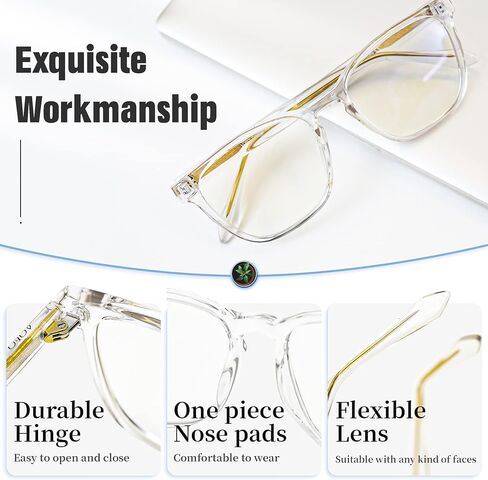 Blue Light Blocking Glasses for Women Men, Anti UV& Blue Light Gaming Computer Glasses VF2404 in Saudi Arabia