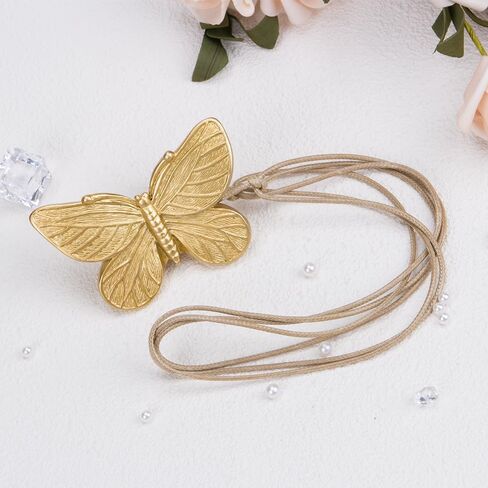 ZORZA 2Pcs Creative Butterfly Flying Bee Curtain Holders Vintage Magnetic Curtain Tiebacks Resin Decorative Curtain Ties for Drapes Home Office Hotel Décor (Bee) in Kuwait