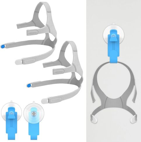 IBEET 3 قطع بديلة لأغطية الرأس لـ Airfit F20/Airtouch F20 (متوسط) مع خطاف شفط 3 قطع، لوازم خطاف شريطية بديلة لـ F20، متوسط in Kuwait