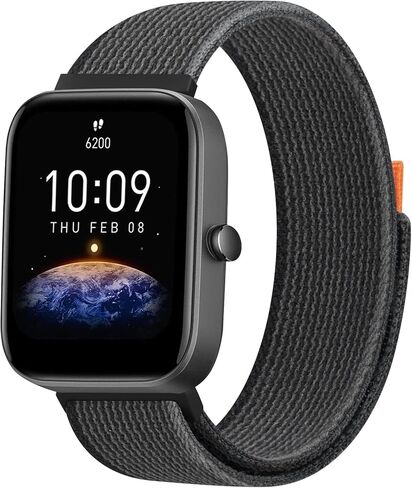 أساور Meliya لـ Amazfit Bip 3 Pro / Bip 3 / Bip U Pro / Bip / Bip Lite / Bip S / Bip S lite / Bip U Band للنساء والرجال، حزام بديل من النايلون الناعم سريع التحرير 20 مم لـ Amazfit GTR mini / GTS 4 / GTS 4 ميني / GTS 3 / GTS 2 / GTS 2e / GTS 2 ميني / GTS س in Kuwait