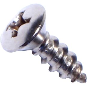 014973198152 Phillips Oval Sheet Metal Screws, 10 x 5/8, Piece-100