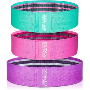 Serious Steel Fitness Hip and Glute Activation Band | Squat & Deadlift Warm-up Band for HIPS and Glutes