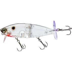 Yo-Zuri R1475-TMSH: 3Db Wake Prop (F) 85Mm 3-3/8", Clear Shad
