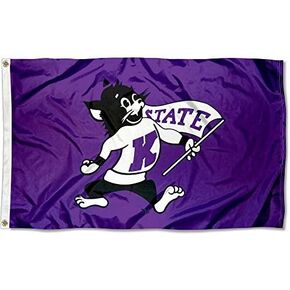 College Flags & Banners Co. K State Wildcats Vintage 3x5 Flag