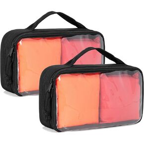 2 Pcs of Cornhole Bag Carry Case Holds 8 Bean Bags (4 Per Bag), Cornhole Bag Carrier with Portable Handle for Men and Women, Black, Bag Only