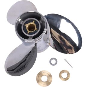 6CE-45972-20-00 Propeller Compatible with Yamaha Outboard Saltwater Series II SDS 15 X 21P