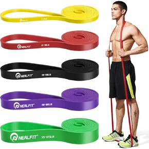 Exercise Resistance Bands Set for Working Out, Pull Up Assistance Bands for Body Stretching, Workout Bands Resistance for Women & Men