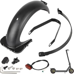 Scooter Spare Part Kit Includes Rear Fender Fender Bracket LED Taillight for Segway Ninebot Max G30 G30 E G30 LP G30D Electric Scooter Accessories