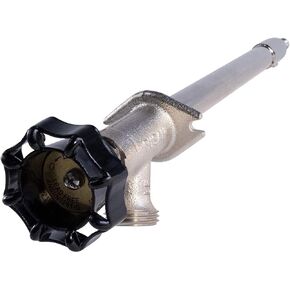 Midline Valve 8432P Sillcock Pipe Chrome Plated Brass Body Frost 1/2 inch PEX Connection and 3/4 inch Hose Bib, 10