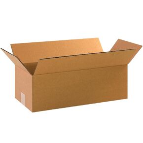 SHIP NOW SUPPLY 18 x 8 x 6 Corrugated Cardboard Boxes, Long 18"L x 8"W x 6"H, Pack of 25 | Shipping, Packaging, Moving, Storage Box for Home or Business, Strong Wholesale Bulk Boxes