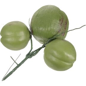 Ciieeo 1 Bunch Artificial Coconut Fake Coconuts Coconut Photo Props Lightweight Coconut Ornament Table Decoration Coconut Props Jungle Coconut Tree Fake Fruit Banquet Model Plastic in Kuwait