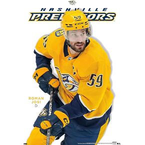 Trends International NHL Nashville Predators - Roman Josi Feature Series 23 Wall Poster, 22.37" x 34.00", Unframed Version
