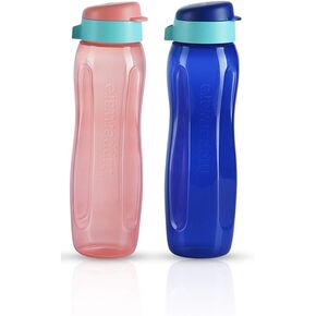 Tupperware Aquaslim 750 ml Water Bottle 2 pcs