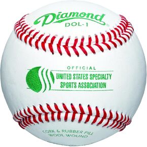 Diamond USSSA Select Wool Blend Winding Baseball, Dozen