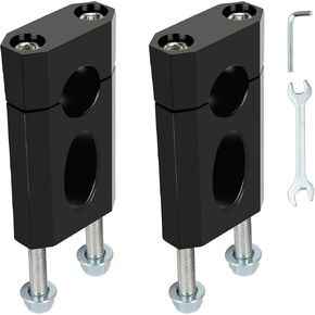 Motorcycle Handlebar Risers 7/8 22mm Bike Handlebar Mount Riser for Apollo SSR CRF 110 125cc Razor MX350 Dirt Pit Bike Coleman Mini Bike BT200X CT200U-EX Trailmaster MB200 Motovox MBX10 Parts