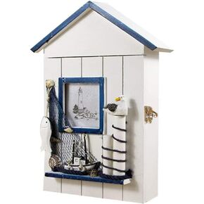 Creation Core Mediterranean Style Wall Mounted Key Holder Storage Box Cabinet