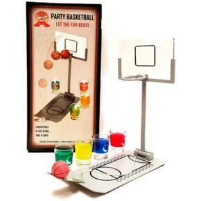 Party Drinking Games, Shot Glass Basketball, Shot Glass Corn Hole Toss, Spin The Arrow Shot Glass Game, Hammer Shot Glass Party Game (Basketball Shot Glass)