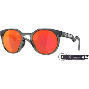 Oakley Hstn (a) 009242A 52MM Round Low Bridge Fit Sunglasses for Men for Women + BUNDLE Accessory Leash + Designer iWear Kit