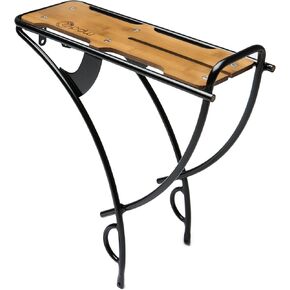 Portland Design Works | Loading Dock | Aluminum Rear Bicycle Rack with Bamboo Deck