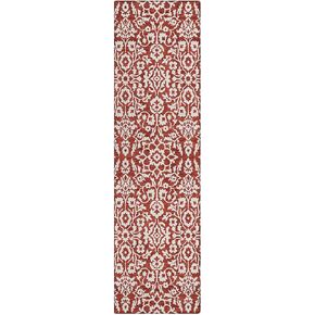 Addison Rugs Chantille ACN920 Red 2'3" x 7'6" Indoor/Outdoor Hallway Runner Rug, Machine Washable, Stain Resistant, Easy Clean, Non Shedding, for Kitchen, Bathroom, Laundry and Bedroom