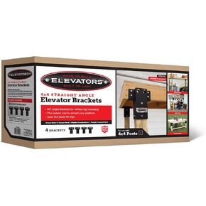 Summit Outdoor E1000 4 x 4 Straight Angle Elevator Brackets, Set of 4