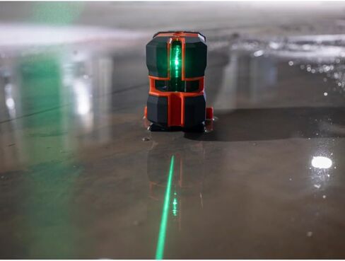 Johnson Level & Tool JLD300-GN2D Laser Level, Self-Leveling Cross-Line & 2 Dot Laser with GreenBrite® Technology, Magnetic Base, Hard-shell Carry Case, Lithium Ion Battery, Magnetic Target in Saudi Arabia