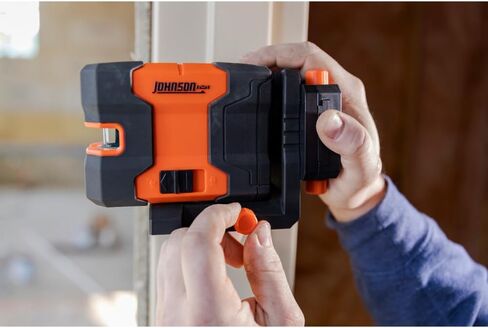 Johnson Level & Tool JLD300-GN2D Laser Level, Self-Leveling Cross-Line & 2 Dot Laser with GreenBrite® Technology, Magnetic Base, Hard-shell Carry Case, Lithium Ion Battery, Magnetic Target in Saudi Arabia