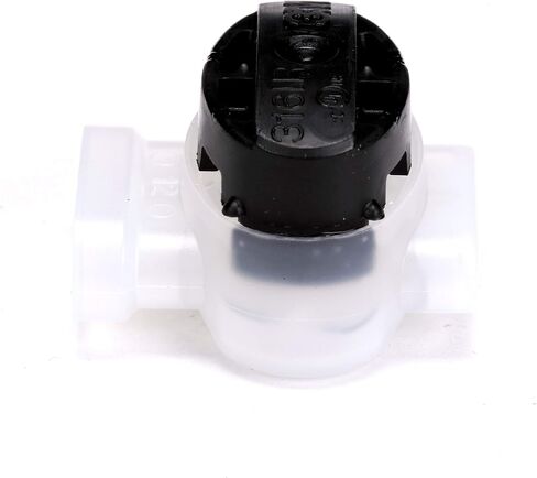 3M Scotchlok Self-Stripping Electrical IDC 316IR, Black/White Color, Pigtail, Irrigation Applications, Moisture Resistant, 22-16 AWG, Bag of 30 in Saudi Arabia