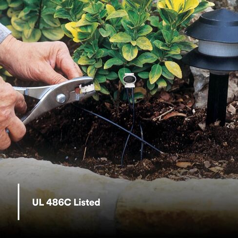 3M Scotchlok Self-Stripping Electrical IDC 316IR, Black/White Color, Pigtail, Irrigation Applications, Moisture Resistant, 22-16 AWG, Bag of 30 in Saudi Arabia