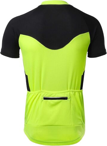 ARSUXEO Men's Short Sleeves Cycling Jersey Bicycle Bike Shirt Zipper pocket 655 in Saudi Arabia