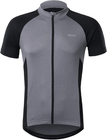ARSUXEO Men's Short Sleeves Cycling Jersey Bicycle Bike Shirt Zipper pocket 655 in Saudi Arabia