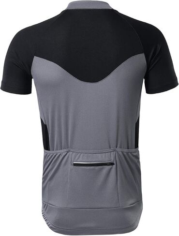 ARSUXEO Men's Short Sleeves Cycling Jersey Bicycle Bike Shirt Zipper pocket 655 in Saudi Arabia