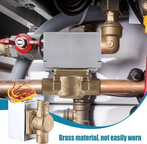 صمام منطقة مزود بمحرك، V8043E1012 استبدال صمام المنطقة محرك صمام المنطقة 3/4 بوصة، صمام مياه 24 فولت بسعة 3.5 السيرة الذاتية، 18 بوصة صمام الملف اللولبي النحاسي الذي يتم تشغيله مباشرة صمام الملف اللولبي ثنائي الاتجاه in Kuwait