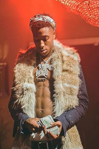 ملصق ملفوف من تصميم Elixir Design YoungBoy Rapper مقاس 30.48 سم × 45.72 سم in Kuwait