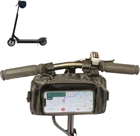 Electric Scooter Bag Waterproof Scooter Storage Bag Bicycle Front Basket Pack With Touch Screen Phone Holder Scooter Accessories for Electric Scooters Bicycles Electric Bikes and Motorcycles in Saudi Arabia