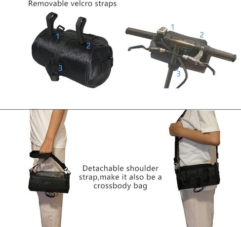 Electric Scooter Bag Waterproof Scooter Storage Bag Bicycle Front Basket Pack With Touch Screen Phone Holder Scooter Accessories for Electric Scooters Bicycles Electric Bikes and Motorcycles in Saudi Arabia