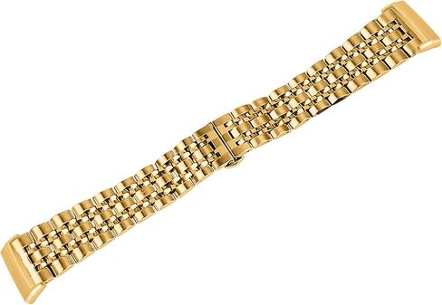 Watch Band Compatible with Fitbit Versa 3/Sense Strap, Stainless Steel Replacement Accessories Bracelet Adjustable Wristband in Saudi Arabia