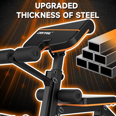 Orinar Weight Bench Press, Strength Training Adjustable Workout Benches for Full Body, Gym Benches for Incline Decline Exercise in Saudi Arabia