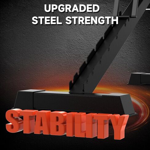 Orinar Weight Bench Press, Strength Training Adjustable Workout Benches for Full Body, Gym Benches for Incline Decline Exercise in Saudi Arabia