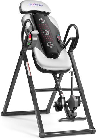Model A Advanced Heat and Massage Heavy Duty Deluxe Inversion Table,320 lb Capacity,Gray/Black in Saudi Arabia