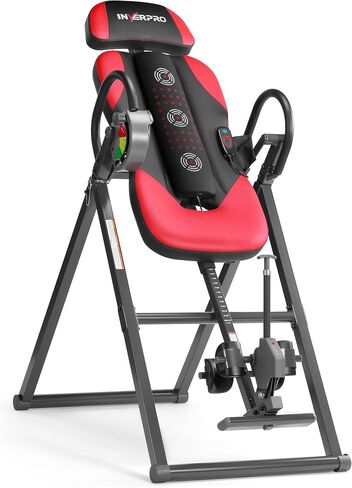 Model A Advanced Heat and Massage Heavy Duty Deluxe Inversion Table,320 lb Capacity,Gray/Black in Saudi Arabia