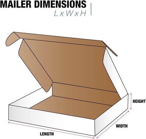 Tape Logic TLMFL1182 Deluxe Literature Mailers, 11 1/8" x 8 3/4" x 2", White (Pack of 50) in Saudi Arabia
